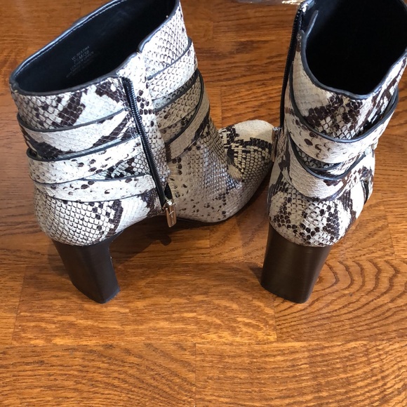 Vince Camuto Snake Heeled Boots - Picture 6 of 8